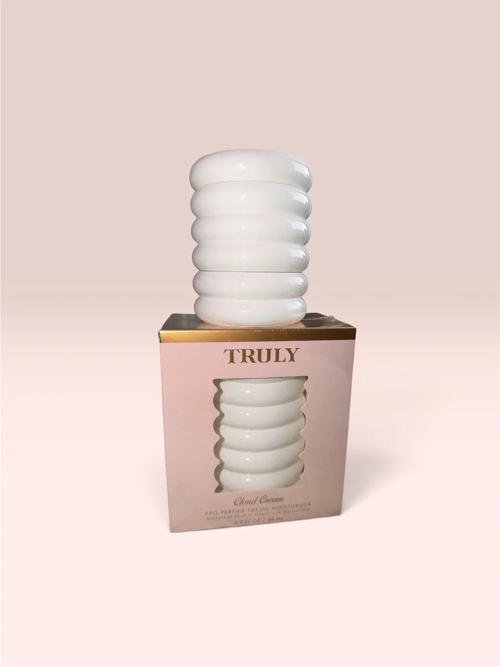 TRULY Cloud Cream Pro-Peptide Moisturizer - Pink & Gold
